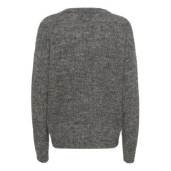  My Essential Wardrobe - The Knit Pullover - Dark Grey Melange