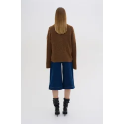 My Essential Wardrobe - Rianna Knit Pullover - Foxy Brown Melange