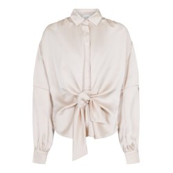 Neo Noir - Skjortebluse - Naja Satin Shirt - Ivory