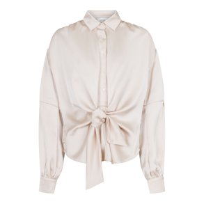 Neo Noir - Skjortebluse - Naja Satin Shirt - Ivory