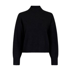 Neo Noir - Strikbluse Paulina - Black