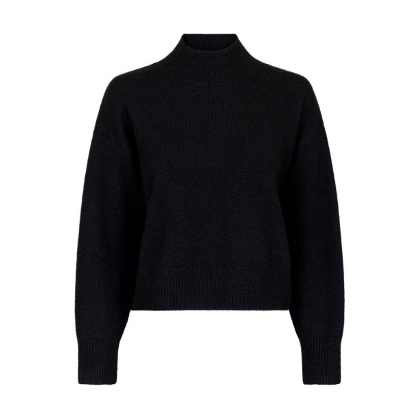 Neo Noir - Strikbluse Paulina - Black