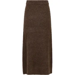 Neo Noir - Nederdel Ashanti Knit - Brown Melange