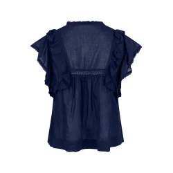 Neo Noir - Top Jayla S Voile  - Navy