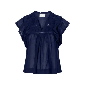 Neo Noir - Top Jayla S Voile  - Navy