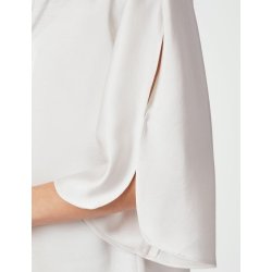 Neo Noir - Bluse - Liora Heavy Sateen Blouse - Pearl