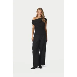 Neo Noir - Mabelle Drapy Top - Black