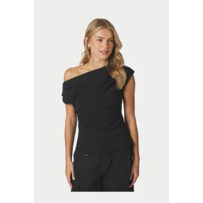 Neo Noir - Mabelle Drapy Top - Black