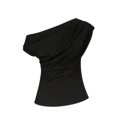 Neo Noir - Mabelle Drapy Top - Black
