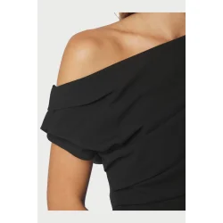 Neo Noir - Mabelle Drapy Top - Black