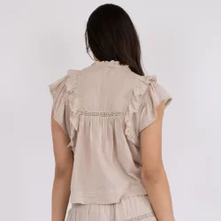 Neo Noir - Top Jayla S Voile - Sand