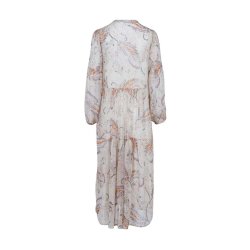 Neo Noir - Kjole Miles Exotic Flower - Creme