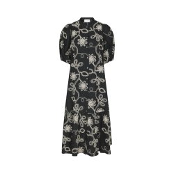 Neo Noir - Kjole Veronica Dori Emb Dress - Black