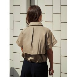 Neo Noir - Jakke Lisha Trench Vest - Taupe