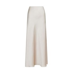 Neo Noir - Nederdel - Vicky Heavy Sateen Skirt - Champagne