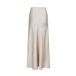 Neo Noir - Nederdel - Vicky Heavy Sateen Skirt - Champagne