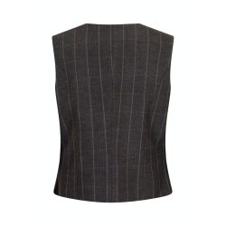 Neo Noir - Vest Vendetta Soft Check - Dark Grey