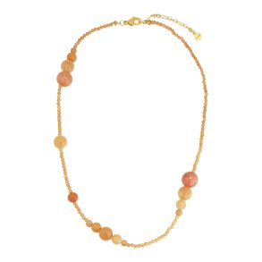 Pliss� - Perlek�de Cissi Necklace - Dust Orange