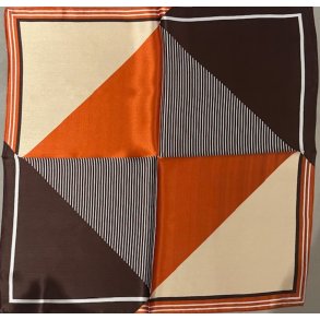 Pliss� Copenhagen - Silket�rkl�de Leise Scarf - Brown