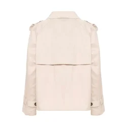 My Essential Wardrobe - Jakke Mira Short Trenchcoat - Oatmeal