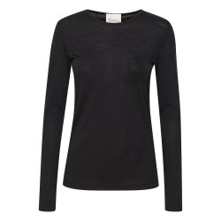 My Essential Wardrobe - The Oneck Long Sleeve - Black