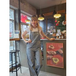 Wrangler - Overalls - Dark Pinstripe
