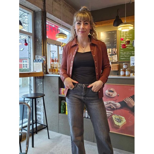 Depeche - Skindskjorte 50112 - Paprika