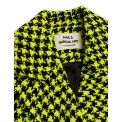 Mads Nrgaard - Frakke - Perla Cleeve Coat - Evening Primrose/Black