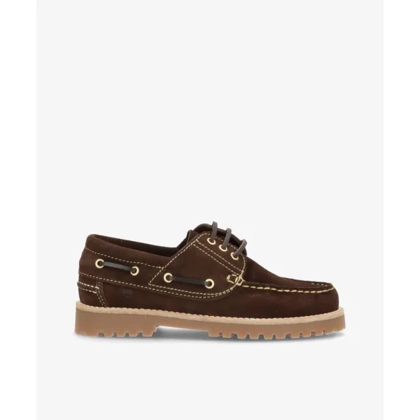 Phenumb Copenhagen - Rudder XS Boat Shoes - Dark Brown Suede
