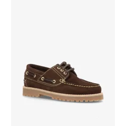 Phenumb Copenhagen - Rudder XS Boat Shoes - Dark Brown Suede