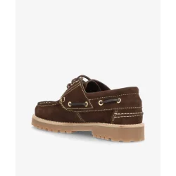 Phenumb Copenhagen - Rudder XS Boat Shoes - Dark Brown Suede