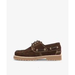 Phenumb Copenhagen - Rudder XS Boat Shoes - Dark Brown Suede