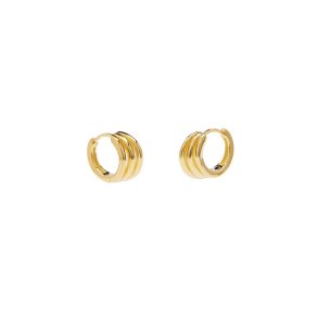  Pico Copenhagen - Billie Hoops - Guldbelagt