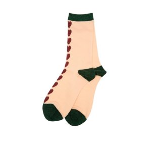 Pico - Str�mper Heart Stripe Sock - Powder