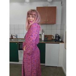 Relove And Roses - Kimono Kjole Nelly - Pink