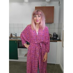 Relove And Roses - Kimono Kjole Nelly - Pink