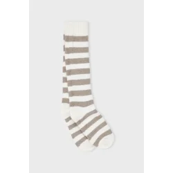 Moshi Moshi Mind -Polar Socks - Ecru/Taupe