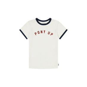 Wrangler - T-Shirt Ringer Tee - Vintage White Pony