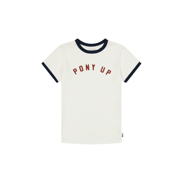 Wrangler - T-Shirt Ringer Tee - Vintage White Pony