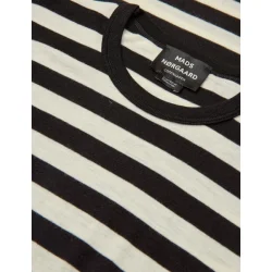 Mads N�rgaard - Midi Rib Tobias Tee - Black/White
