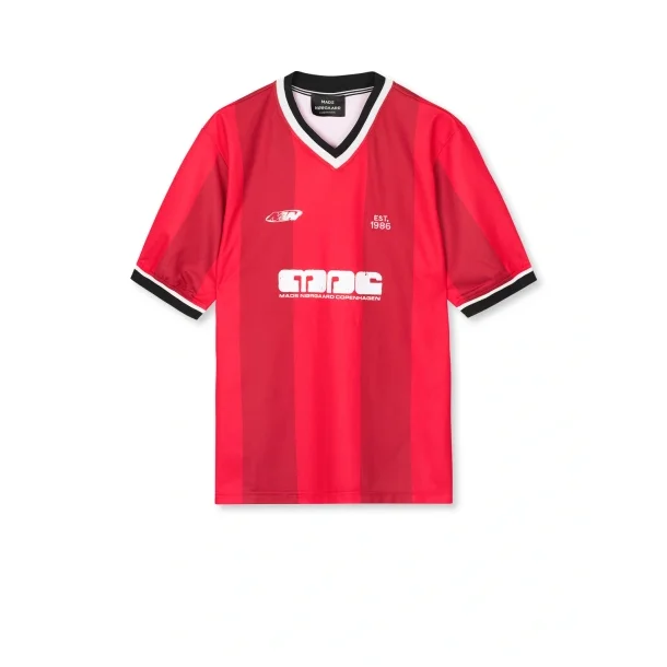 Mads N�rgaard - Sport Football Tee - Fiery Red