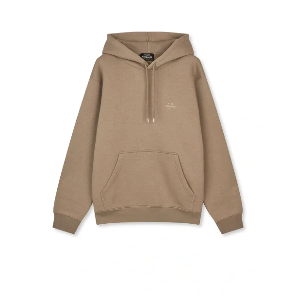 Mads N�rgaard - Hoodie Standard Logo Sweat - Plaza Taupe