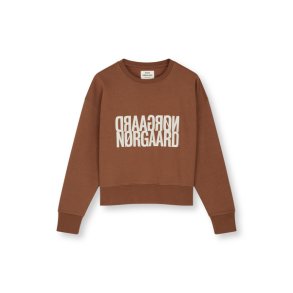 Mads Nrgaard - Organic Sweat Tilvina - Cambridge Brown