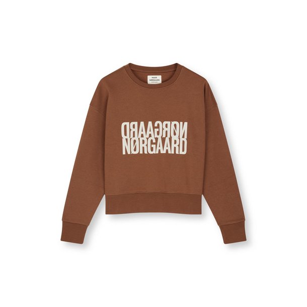 Mads Nrgaard - Organic Sweat Tilvina - Cambridge Brown