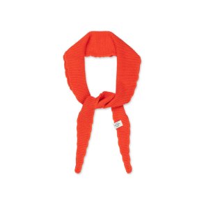 Mads Nrgaard -Trklde Crochet Momo Scarf - Madarin Red