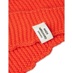 Mads Nrgaard -Trklde Crochet Momo Scarf - Madarin Red