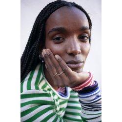 Nrgaard Paa Strget - T-shirt 101 Broadway - Green/Ecru