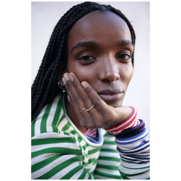 Nrgaard Paa Strget - T-shirt 101 Broadway - Green/Ecru