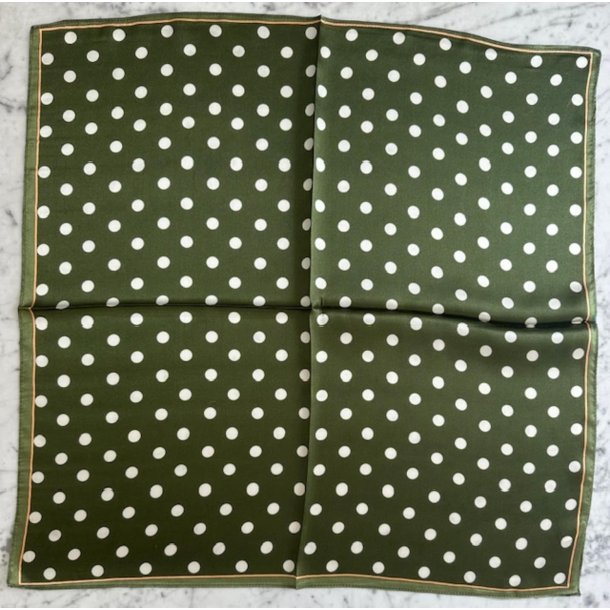 Pliss� Copenhagen - Silket�rkl�de Chea Scarf - Green Dot