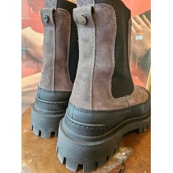 Ca'shott Copenhagen - Casanna Chelsea Boot Suede - Grey